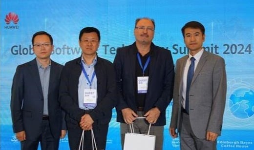 Pictured is Prof. Lionel Briand at Huawei's Global Software Technology Summit.